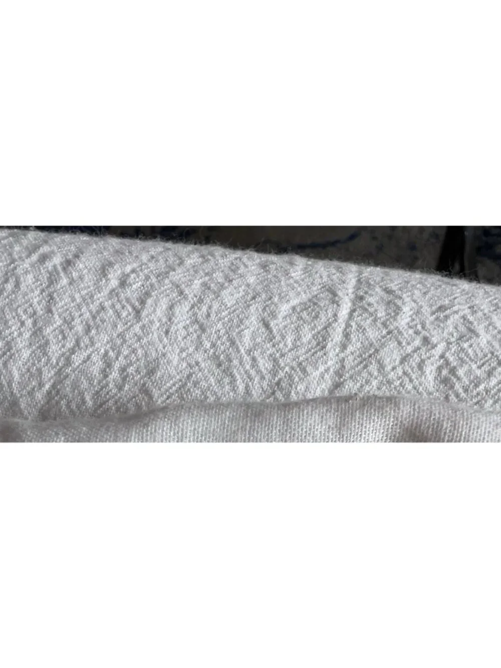 CHENILLE King Pillowcase PAIR URBAN STUDIO Linen White Gold Art Deco 100% Cotton